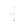 Vibia Pin Applique LED 2 foyers crème - à gauche