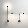 Vibia Pin Wall Light LED 2 lamps black - right , Warehouse sale, as new, original packaging application picture