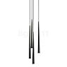 Vibia Slim Suspension LED 4 foyers noir - ronde - casambi