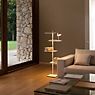 Vibia Suite Floor Lamp LED with Base brown - 133 cm - with glass diffuser application picture
