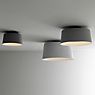 Vibia Tube Ceiling Light LED grey L2 - ø41 cm