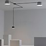 Vibia Tube Ceiling Light LED grey L2 - ø41 cm application picture