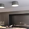 Vibia Tube Ceiling Light LED grey L2 - ø41 cm application picture