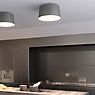 Vibia Tube Lampada da soffitto LED grigio D1 - ø52 cm - immagine di applicazione