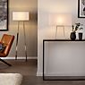 Villeroy & Boch Lyon Table Lamp stainless steel/white , discontinued product application picture