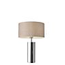 Villeroy & Boch Prag Bordlampe rustfrit stål/beige, rund