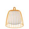 Wever & Ducré Costa, lámpara recargable LED Cage, amarillo