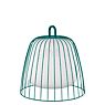 Wever & Ducré Costa, lámpara recargable LED Cage, celeste