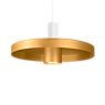 Wever & Ducré Odrey 1.2 Pendant Light lamp canopy white/lampshade white/gold