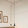Wever & Ducré Odrey 1.4 Hanglamp plafondkapje zwart/lampenkap zwart productafbeelding