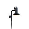 Wever & Ducré Roomor 3.1 Wall Light black/gold - direct connection