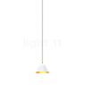 Wever & Ducré Shiek 1.0 LED lampenkap wit/goud, plafondkapje wit