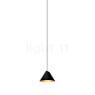 Wever & Ducré Shiek 1.0 LED shade black/copper, ceiling rose white