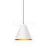 Wever & Ducré Shiek 5.0 LED lampenkap wit/goud, plafondkapje wit