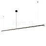 Wever & Ducré Trace 3.0 Hanglamp LED lineair - 8-lichts zwart mat/champagne - 3.000 K