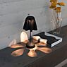Zafferano Fabric shade for Swap Battery Light LED black application picture