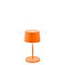 Zafferano Olivia Lampe rechargeable LED orange - 22 cm , fin de série