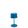 Zafferano Olivia, lámpara recargable LED azul - 22 cm