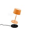 Zafferano Olivia, lámpara recargable LED naranja - 22 cm , artículo en fin de serie