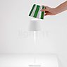Zafferano Pantalla de cerámica para Poldina lámpara recargable LED verde