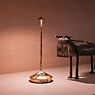 Zafferano Pina Battery Light LED black/gold leaf application picture