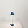 Zafferano Poldina Lampada ricaricabile LED blu - 27,5 cm
