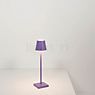 Zafferano Poldina Lampada ricaricabile LED viola - 27,5 cm