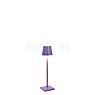 Zafferano Poldina Lampada ricaricabile LED viola - 27,5 cm