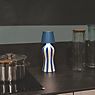 Zafferano Poldina Stopper Lampe rechargeable LED bleu - produit en situation