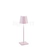 Zafferano Poldina Trådløs Lampe LED lyserød - 38 cm