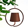 Zafferano Poldina, lámpara de suspensión LED marrón - ejemplo de uso previsto