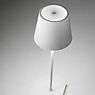 Zafferano Poldina, lámpara recargable LED blanco - 38 cm