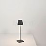 Zafferano Poldina, lámpara recargable LED gris oscuro - 27,5 cm