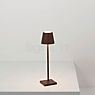 Zafferano Poldina, lámpara recargable LED marrón - 27,5 cm