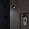 less 'n' more Athene A-BWL Wall Light LED black, head black , discontinued product application picture