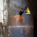 DCW Lampe Gras No 304, lámpara de pared negra