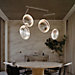 Focus Chandelier LED 4 lamps