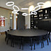 Halo Circular Pendant Light LED 3 lamps