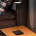 Nuindie Lampe de table LED, abat-jour carré