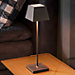 Nuindie Lampe de table LED, abat-jour carré