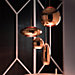 Tom Dixon Copper Round Lampada a sospensione LED